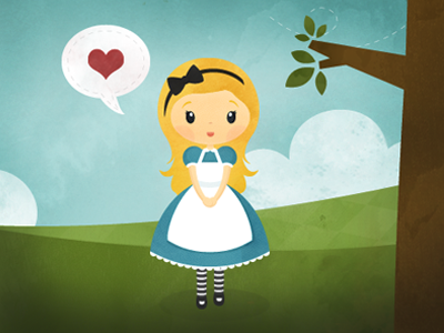 Meet Alice alice illustration wonderland