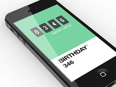 Pantone Countdown App app app design countdown flat iphone iphone app pantone pantones timer ui