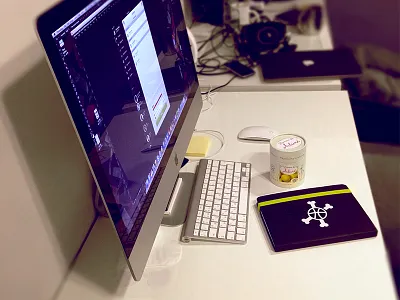 Workplace (New iMac 27 Update) apple computer desk fun workplace