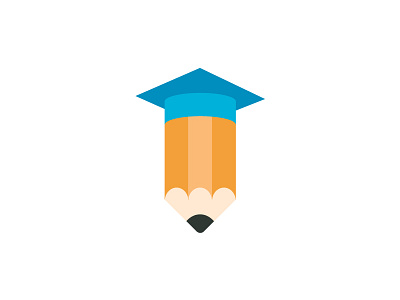 Graduated Pencil graduated icon logo pencil