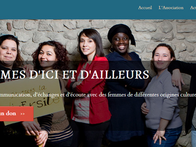 Femmes d'ici et d'ailleurs afida ngo responsive web design rwd wordpress