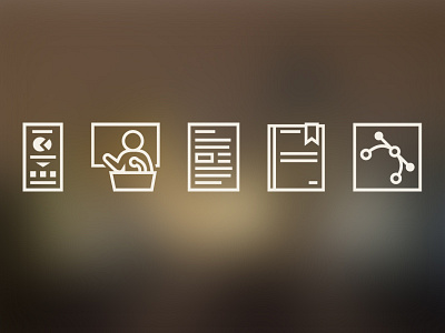 My website icons article book conference data visualization icon icons infographic pictogram pictograms vector vector work visualization