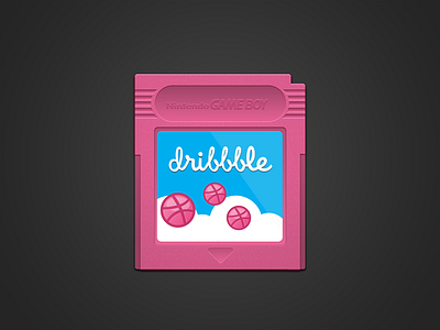 Ready for the game?? Dribbble invites draft dribbble dribble gameboy giveaway icon invite invites old school player