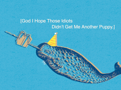 Birthday Narwhal birthday card narwhal