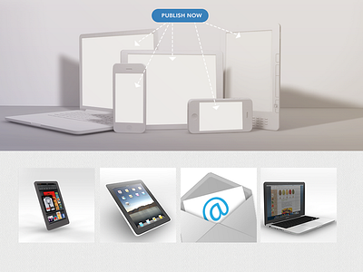 3D Assets for website 3d c4d devices multi device responsive web design