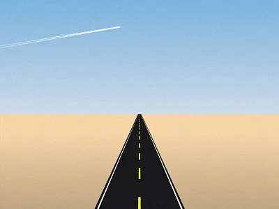 Worth The Trip illustration landscape marfa texas