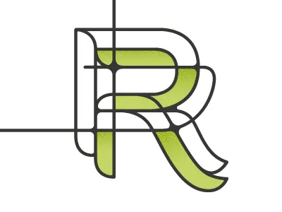 Type Exploration design letter r typography