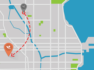 Chicago Office city location map parks water