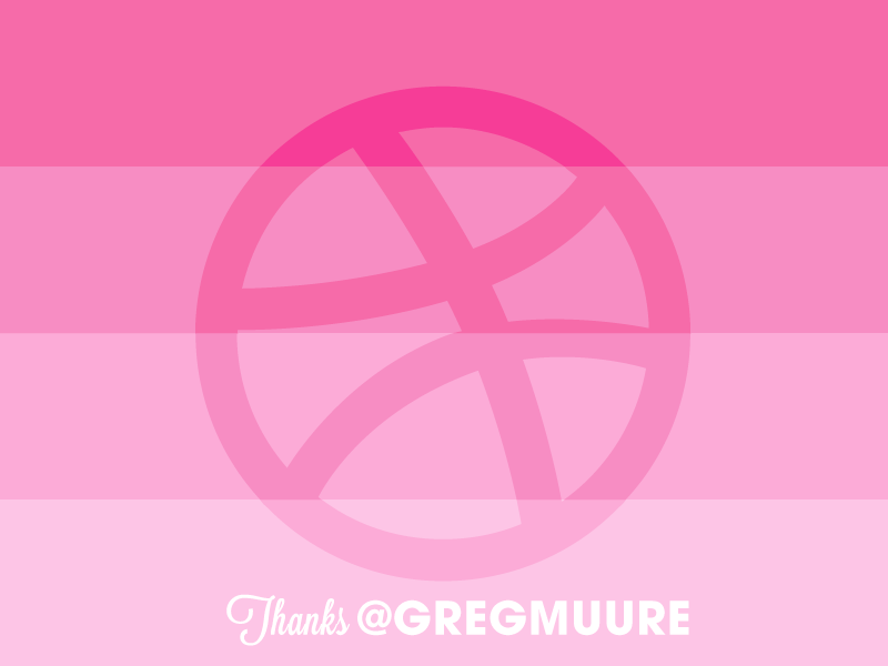 Thanks @gergmuure animated .gif animation dribbble dribbble logo gif invite thanks