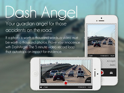 Dashangel app camera fiftyonezero interface iphone ui