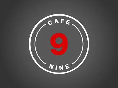 Cafe9 Logo branding logo