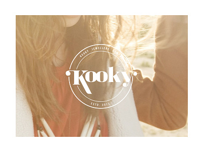 Kooky Jewellery Identity 2013 brand corporate identity design fashion font graphic identity jewellery kooky letterform logo styling type