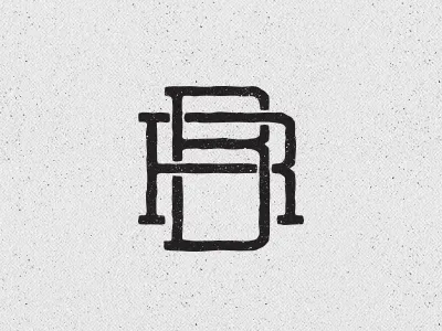 Monogram Logo branding design illustrator logo monogram type typography