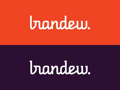 Brandew WIP brandew logo logotype personal slab typography