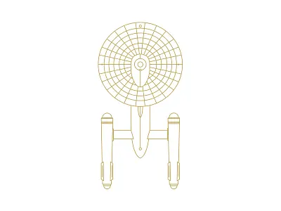 USS Enterprise enterprise lineart star trek