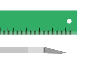 Papercut Tools illustration papercut vector