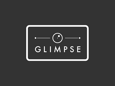 Glimpse branding glimpse identity lens logo nyc startup