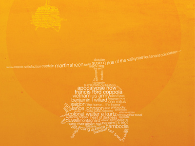 Apocalypse Now apocalypse book cover helicopter napalm now orange sun typography vector