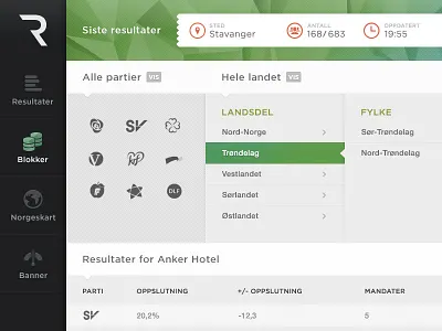 Results filtering admin filter gui icon identity interaction tv