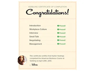 Certificate certificate congratulations education language online education paper teacher yellow