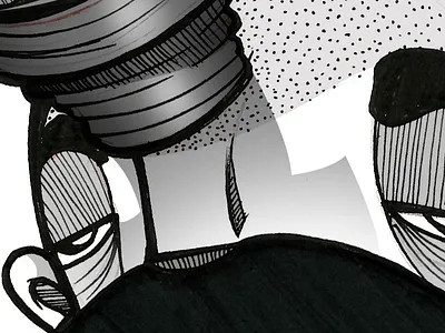 Guy 2. all purpose raw black character drawing graffiti illustration knucklehead straight baller white