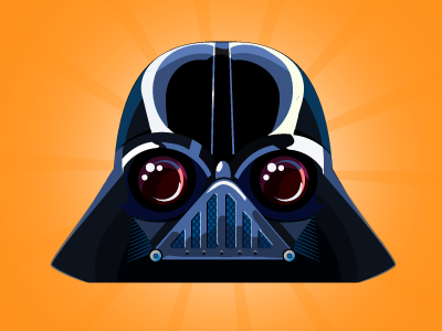 Darth Vader angry bird black darth vader illustrator star wars