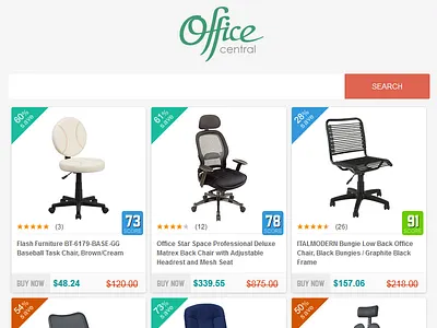 Office Central clean flat layout responsive ui web website wordpress
