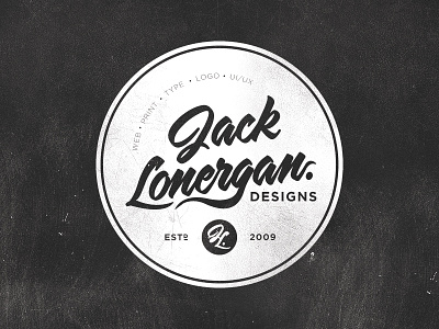 Logo / Badge badge designs established jack logo lonergan retro