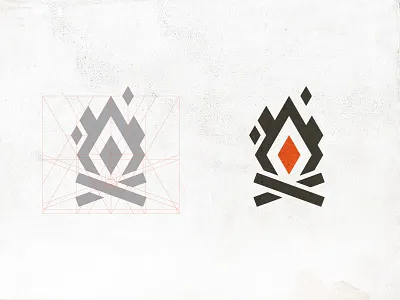 Bonfire Red identity logo
