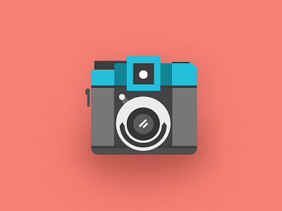 Diana mobile icon camera diana flat icon lomo mobile ui