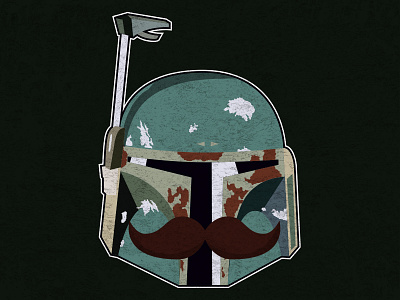 Boba Holiday boba fett doc holiday illustration star wars