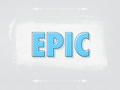 Sunday Type Practice epic font practice typeface typography wordmark