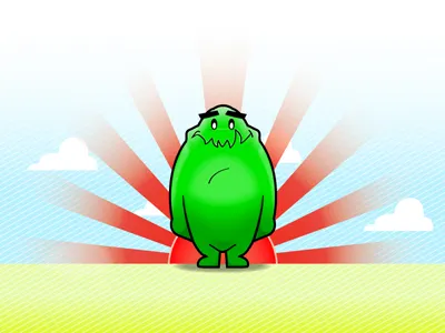 Nori Color Scene blue cartoon character design clouds creature cute monster nori texture