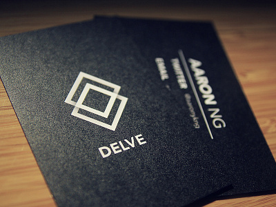 Delve Business Cards brand business cards card cards delve luxe matte moo paper shine wood