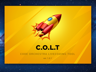 COLT Splash app icon splash ui