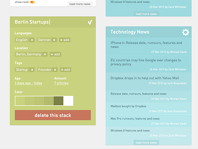 Customization customize interface website