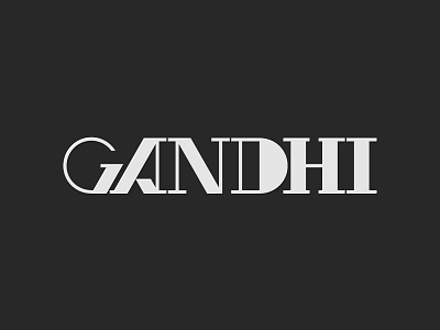 GANDHI™ Typeface clean design font gandhi letter letterhead shadyau type typeface typo typography wbd