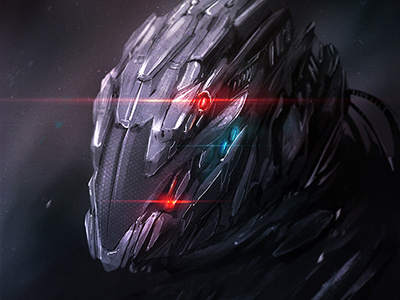 Helmet concept 2d 3d art concept cyborg flare helmet illustration inspiration krol krolone lens model optical photoshop robot transformer