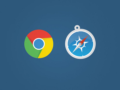 Flat Icons browser chrome flat design icon safari