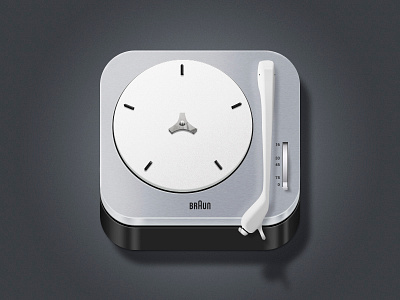 Braun PC3 SV icon braun dieter rams icon ios photoshop rams record turntable