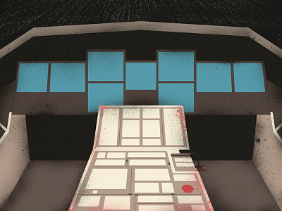Spaceship Cockpit cockpit illustration illustrator paint photoshop space spaceship texture vector