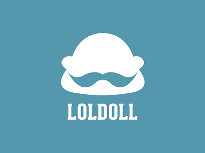 LOLDOLL doll logo mustache