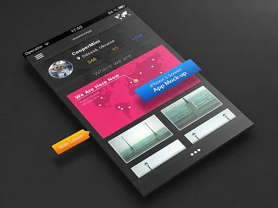 App Mock-up app apple application design ipad iphone mock up mockup ui user interface ux