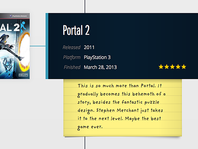 Note comment css games interface note portal review web website