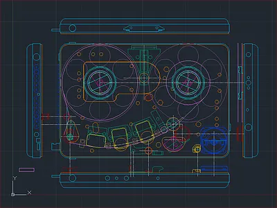 WIP NAGRA SN Micro 3d dangeruss illustration micro nagra product reel tape wip
