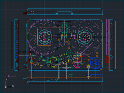 WIP NAGRA SN Micro 3d dangeruss illustration micro nagra product reel tape wip