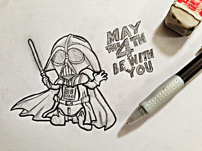 Darthvader darth vader illustration sketch star wars