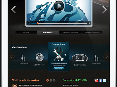 Sweet UI Elements carousel icons selector ui video player