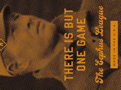 Tshirt Tag baseball hoboken high sans typography