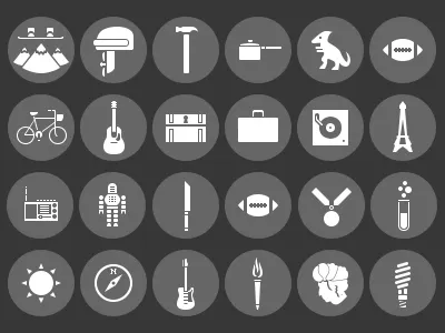 Profile Icons custom icon illustration